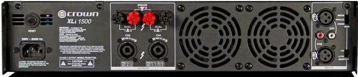 Image du produit Crown Amplificateur de puissance XLi 1500, Traitement du signal : analogique, Impédance : 8?