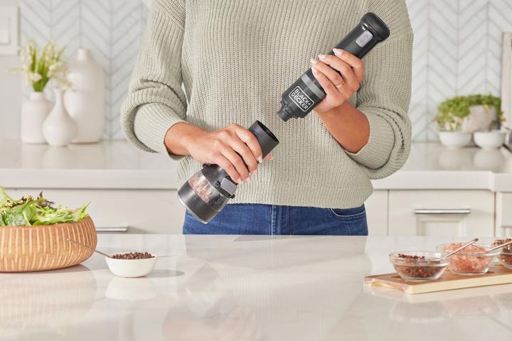 Immagine prodotto Black & Decker Frullatore manuale BCKM1016KSB-QW Nero, 7 pezzi