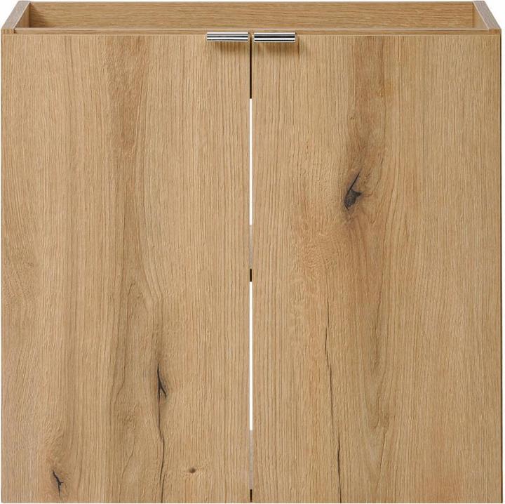 Immagine prodotto En.Casa Waschtischunterschrank Skelbolu 60x60x40cm Eicheoptik/Schwarz