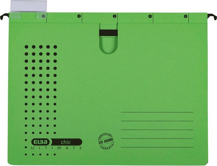 Produktbild Elba Hängehefter chic, kfm. Heftung, A4, grün (A4, 25 x)