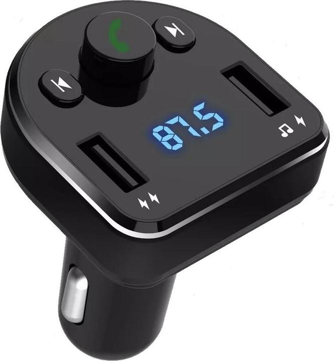 Actual product image xO transmiter FM BCC01 Bluetooth MP3 car charger black