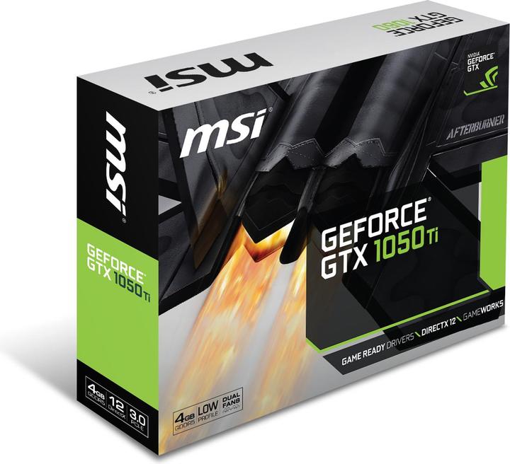 Actual product image MSI GeForce GTX 1050 Ti (4 GB)