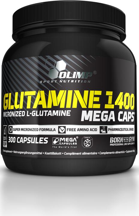 Olimp Sport Nutrition Glutamine Mega Caps® (300 caps, 470g) (300 pièce(s), Capsules, 470 g)