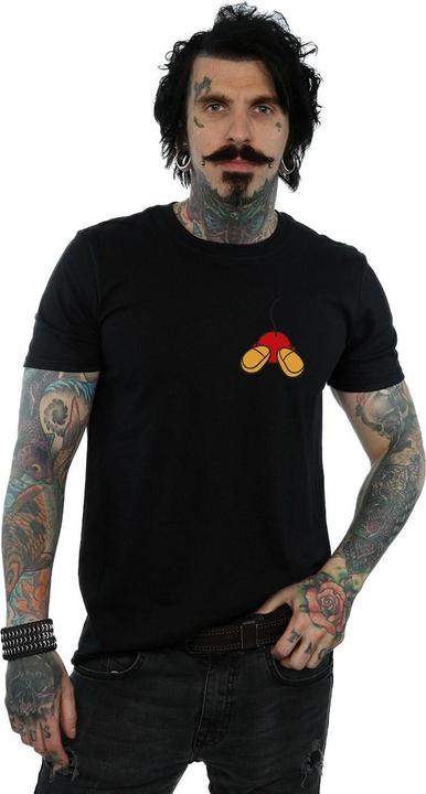 Immagine prodotto Disney Mickey Mouse Backside Breast Print Maglietta Uomo (5XL)