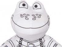 Image du produit Pincello grenouille en peluche à colorier (18 cm)