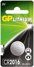 Actual product image GP Batteries Lithium Cell (5 pcs., CR2016, 90 mAh)