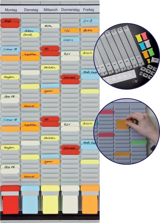 Actual product image Franken PLANNING BOARD 5TRÄG,35FÄCH (7 x 25.5 x 81.5 cm)