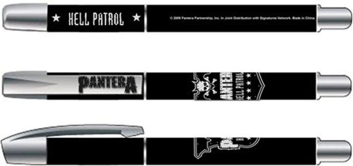 Actual product image Pantera Hell Patrol Shield Gel Pen (Black/Silver)