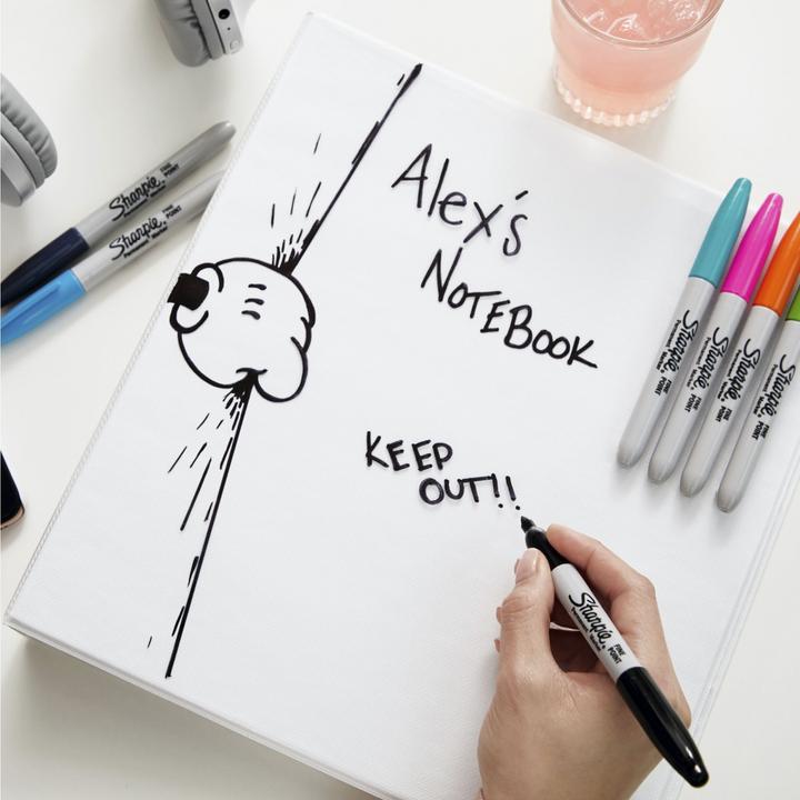 Produktbild Sharpie Fein (Grau, Mehrfarbig, 18 x)