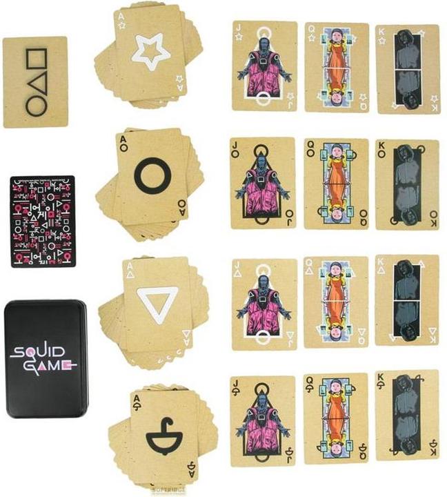 Image du produit Paladone Products Jeu de cartes à jouer Squid dans une boîte en carton