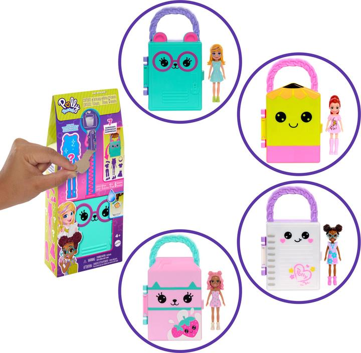 Produktbild Polly Pocket Lil' Styles Κασετίνα Μόδας 4+ ετών HRD64 (1τμχ Τυχαία Επιλογή)