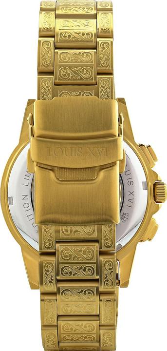 Produktbild Louis XVI LXVI1126 Majeste Iced Out Chronograph Herrenuhr 43mm 5ATM (Chronograph, 43 mm)