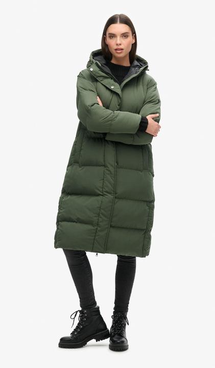 Actual product image Superdry STUDIOS LONGLINE DUVET COAT Dames Jas - Maat 16 (16)