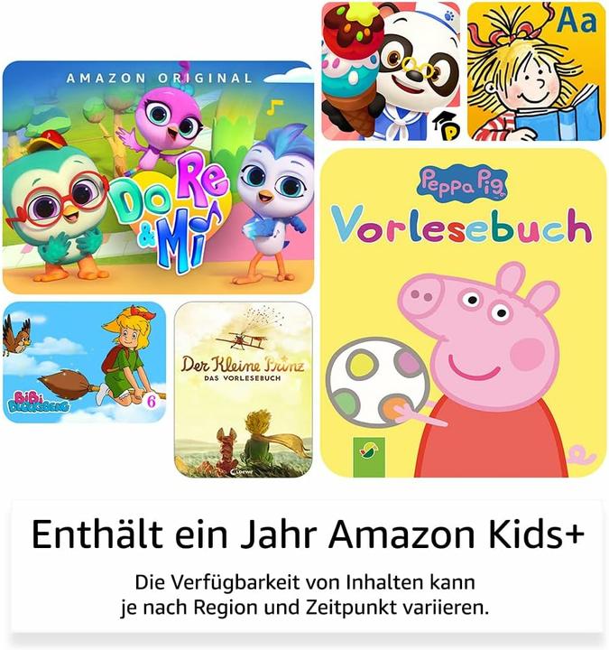 Produktbild Amazon Fire 7 Kids (2022) inkl. Hülle (7", 16 GB, Red)