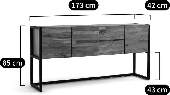 Produktbild La Redoute Interieurs Hiba (173 x 42 x 84 cm)