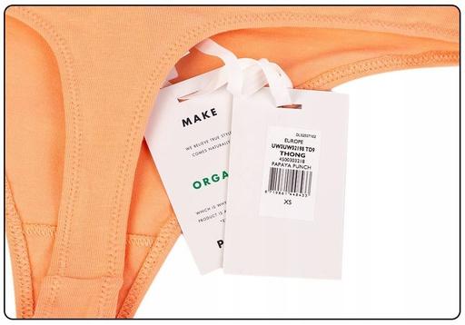 Image du produit Tommy Hilfiger Organic Cotton Logo Thong Medium Papaya Punch (M)