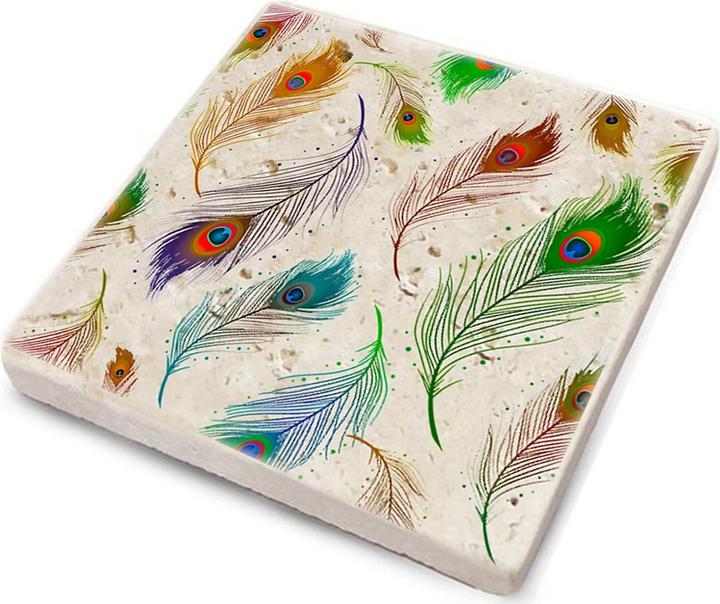 Actual product image Hermia Ty (4 x, Glass coaster)