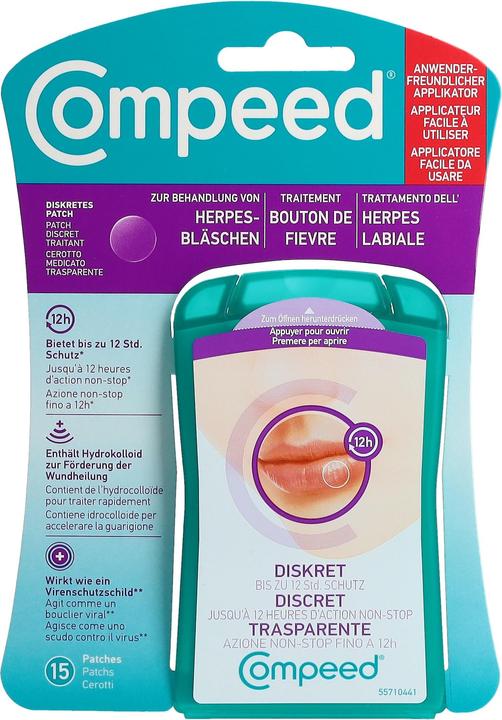 Actual product image Compeed Herpes cold sore patch (15 x)