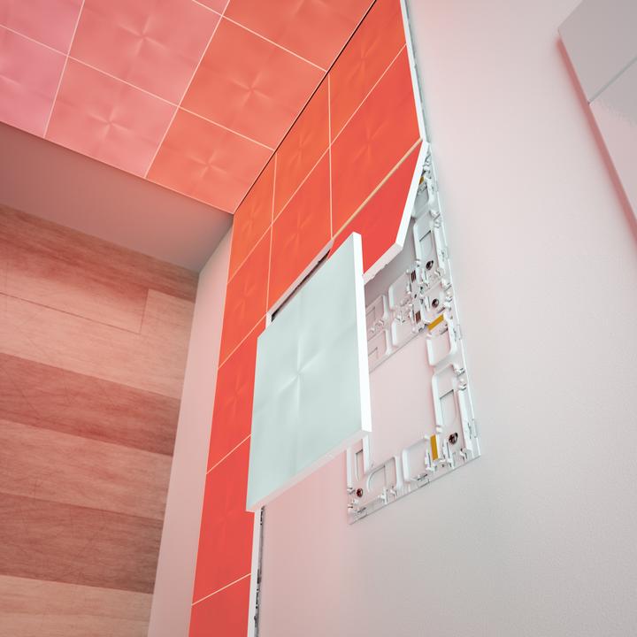 Actual product image Nanoleaf canvas
