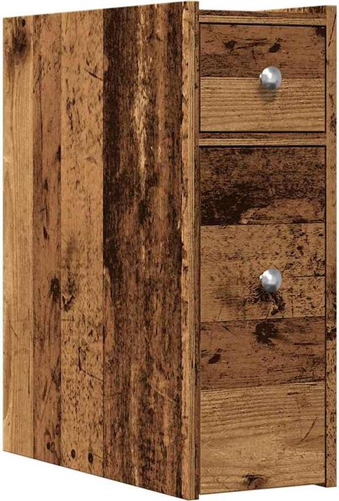 Produktbild VidaXL Badschrank Schmal mit Rollen -Optik