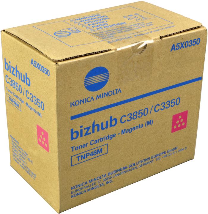 Produktbild Konica Minolta A5X0350TNP-48 M Toner magenta 10.000 Seiten Magenta Bizhub C 3350 3850 (M)
