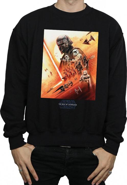 Actual product image Star Wars Mens First Order Poster Sweatshirt (M)