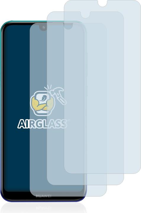 Actual product image BROTECT AirGlass Glass (3 Piece, Huawei Y7 (2019))
