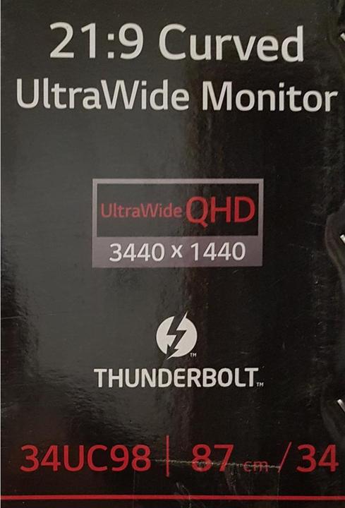 Actual product image LG 34uc98-W (3440 x 1440 pixels, 34")