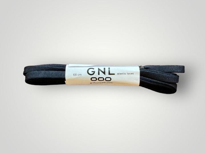GNL Replacement Elastic Laces BLACK