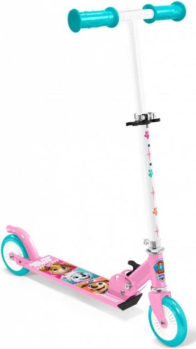 Stamp Nickelodeon Paw Patrol GIRL 2-wiel Kinderstep - Opvouwbaar - Voetrem - rosa (PG340042)