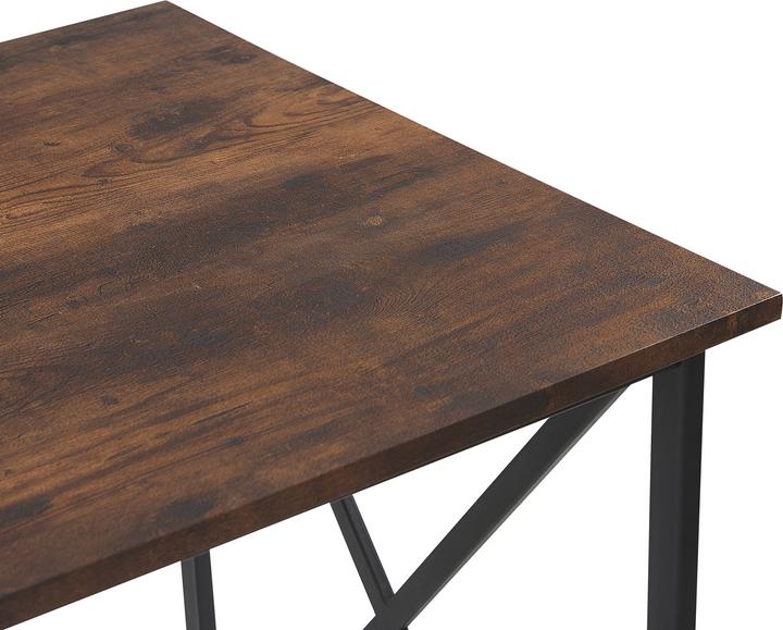 Image du produit Beliani Bureau couleur bois foncé 115 x 60 cm FUTON (115 x 60 x 76 cm)