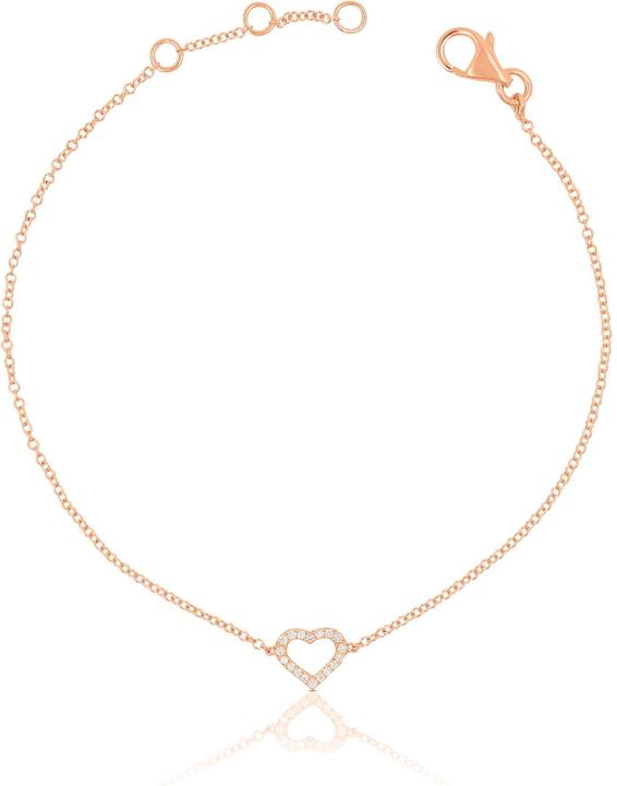 Muau Herz (19 cm, 750/18K Rotgold)