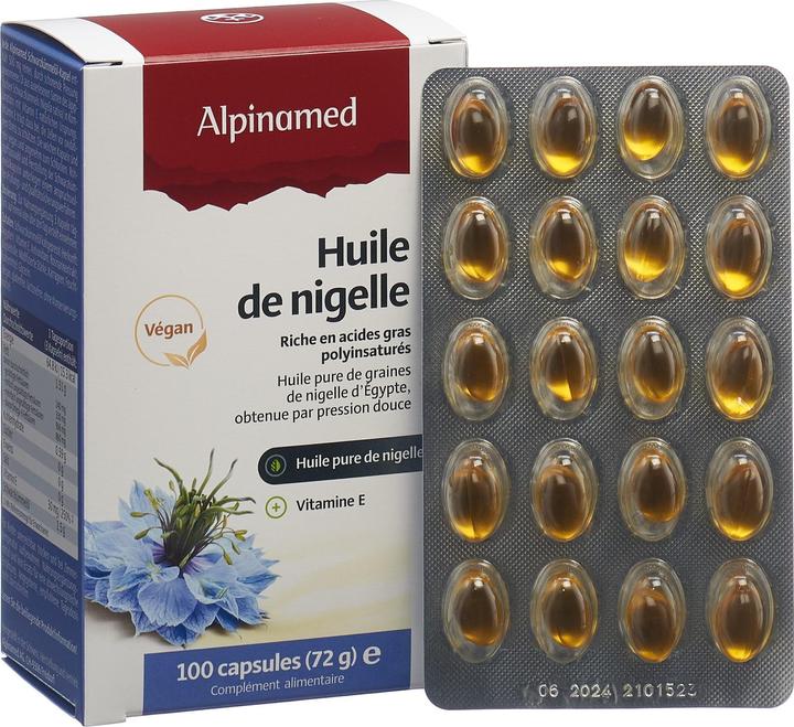 Image du produit Alpinamed Huile de cumin noir (100 pièce(s), Capsules, 112 g)