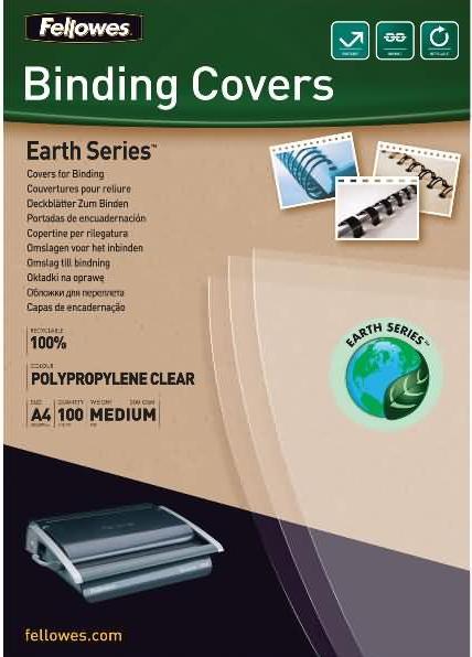 Actual product image Fellowes Earth cover sheet A4 transparent