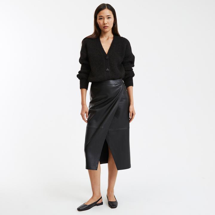Produktbild La Redoute Collections Gerader Rock aus Lederimitat (42)
