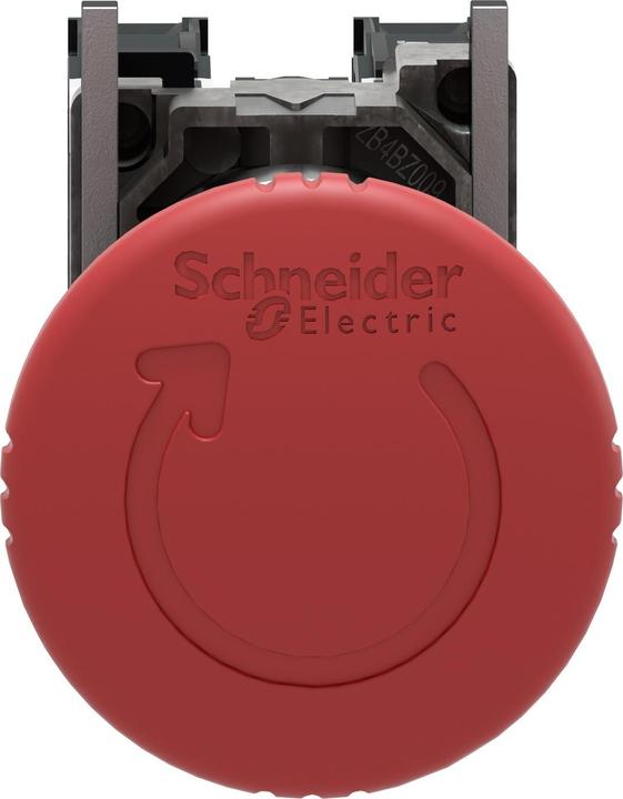 Actual product image Schneider Electric Emergency stop push-button On IP65 rotary 1S Ř22mm XB4BS8445EX