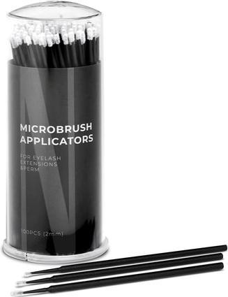 NoName Microbrush Applikatoren 100 Stück Wimpern Einweg Extensions 2mm (Künstliche Wimpern)