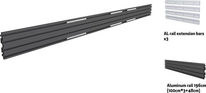 Actual product image Multibrackets Aluminum Profile, Modular Pro System, Black