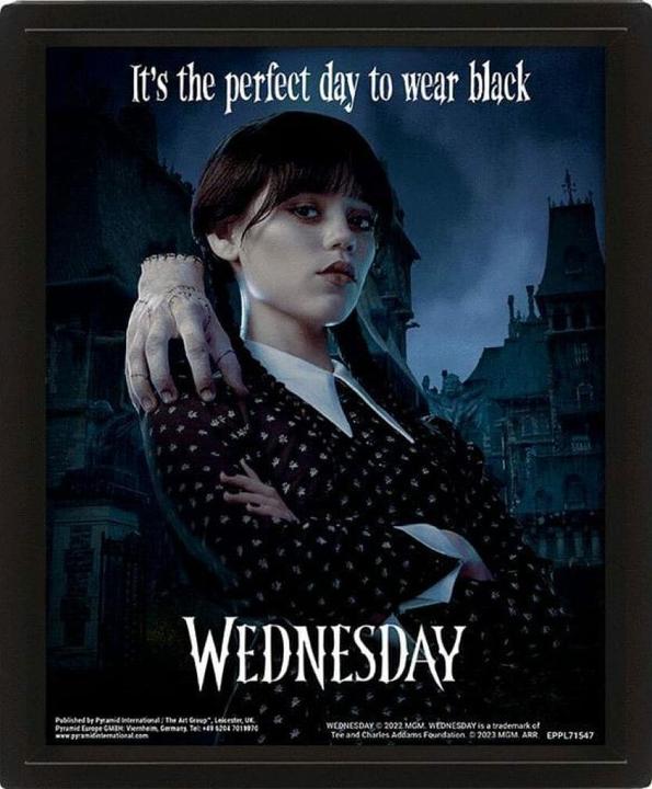 Produktbild Pyramid Wednesday poster encadré effet 3D Perfect Day 26 x 20 cm (26 x 20 cm)