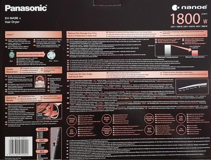 Actual product image Panasonic Hairdryer