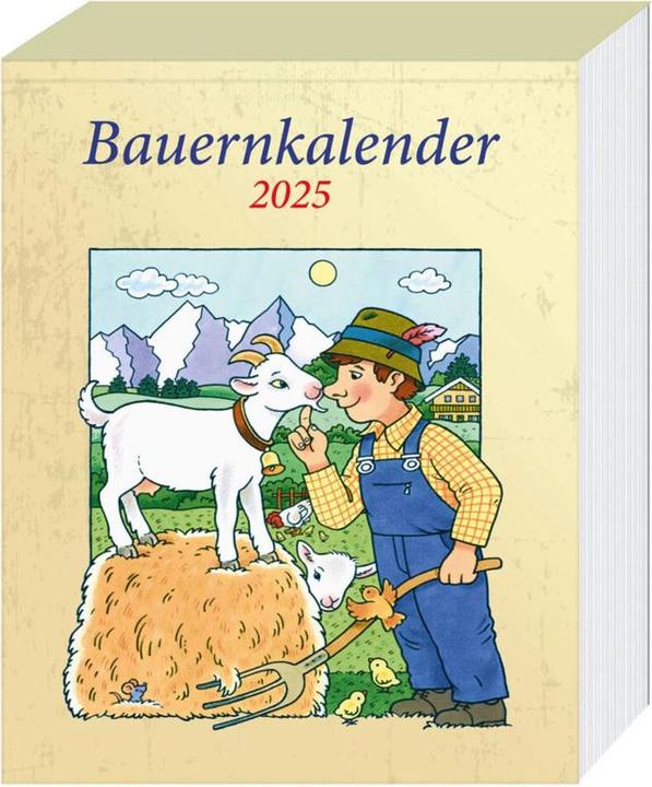 Image du produit Bauern Abreisskalender 2025 (15 x 18 cm, Non contraignant, Allemand)