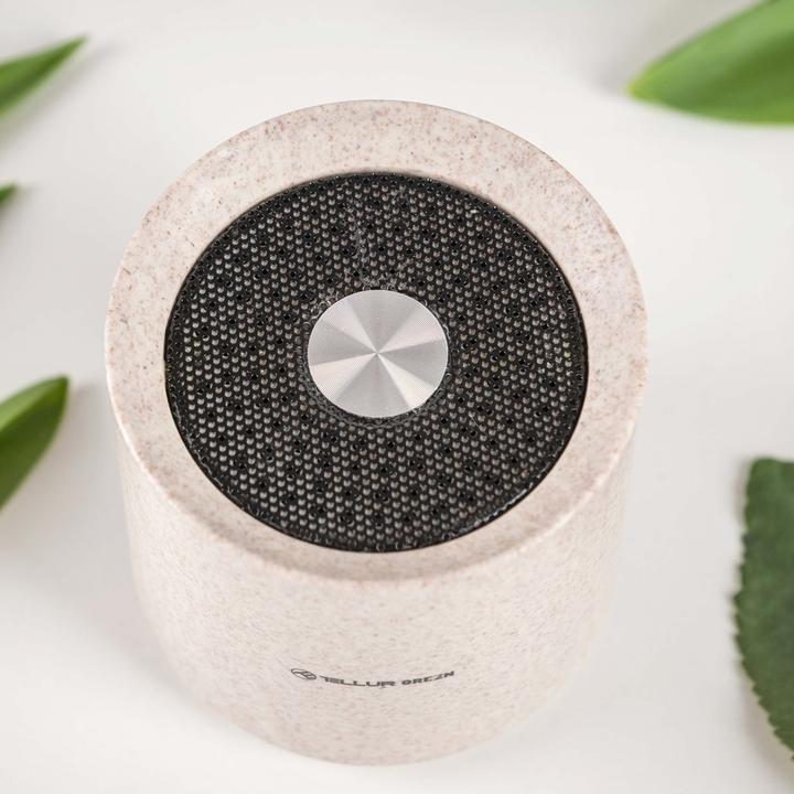 Actual product image Tellur Green Bluetooth speaker 3W cream (2 h, Rechargeable battery operated)