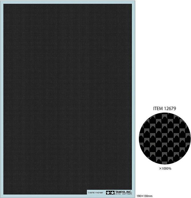 Image du produit Tamiya Décalcomanie carbone Plain F