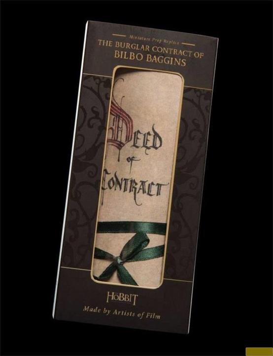 Actual product image Weta Collectibles The Hobbit: Bilbo's Contract
