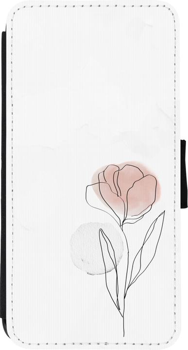 Produktbild PhoneLook Hülle Wallet schwarz Spring 23 minimalist flower (Apple iPhone XR)