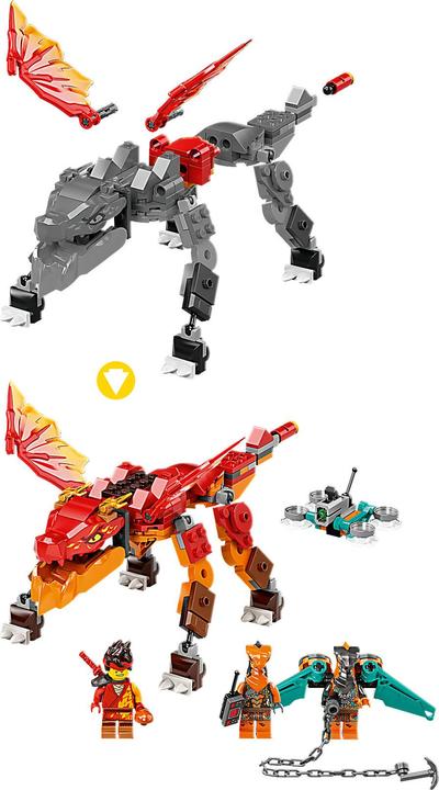 Immagine prodotto LEGO Drago di fuoco EVO di Kai (71762, LEGO Ninjago)