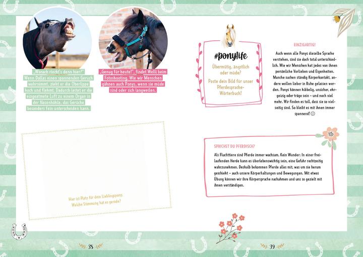Image du produit #ponylife – Mein Pferde-Mitmach-Journal von den Social-Media-Stars Lia und Lea (Allemand, Lea Schirdewahn, Carola de Chaudière, Lia Beckmann, 2022)