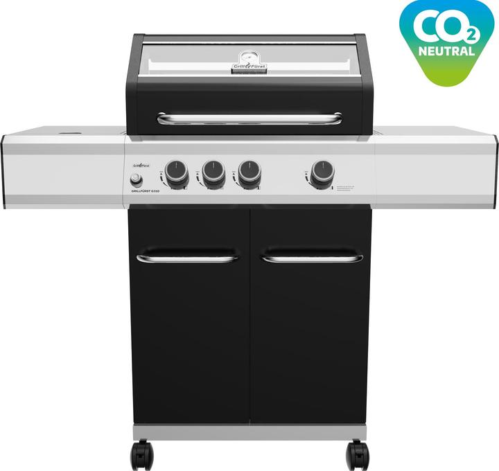 Grillfürst G310E 3-Brenner Gasgrill mit Hochtemperaturbrenner und Edelstahl Rosten (10.50 kW)