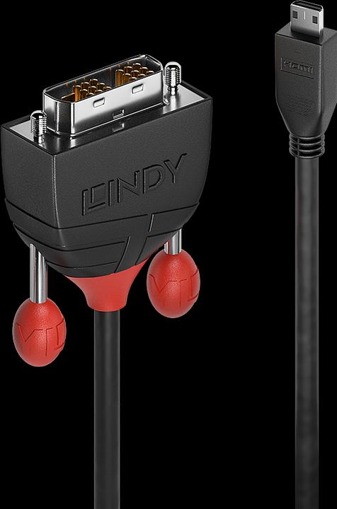 Produktbild Lindy micro HDMI (Typ D) — DVI (2 m, HDMI, DVI)