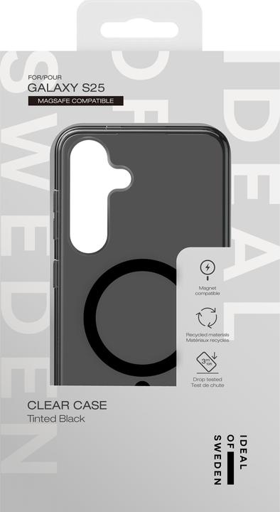 Produktbild iDeal Of Sweden Galaxy S24/S25 Clear Case Magsafe - Tinted Black (Samsung Galaxy S25, Samsung Galaxy S24+)